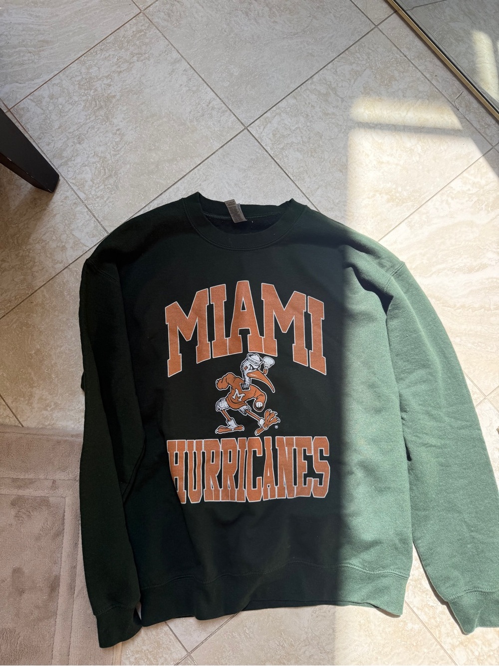 University of Miami sweatshirt
